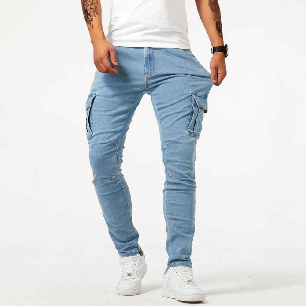 David | Men's Slim Fit Cargo Pocket Pants