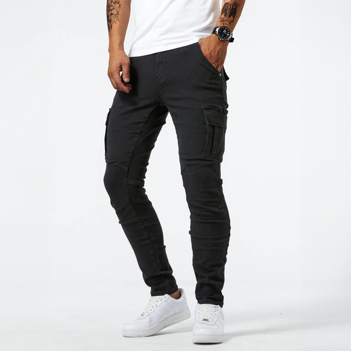 David | Men's Slim Fit Cargo Pocket Pants