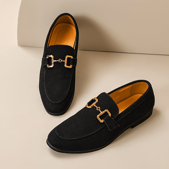 Edward | Men's Slip On Metal Detail Loafers