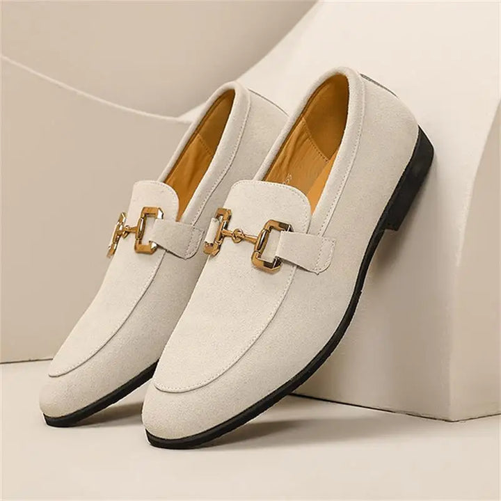 Edward | Men's Slip On Metal Detail Loafers