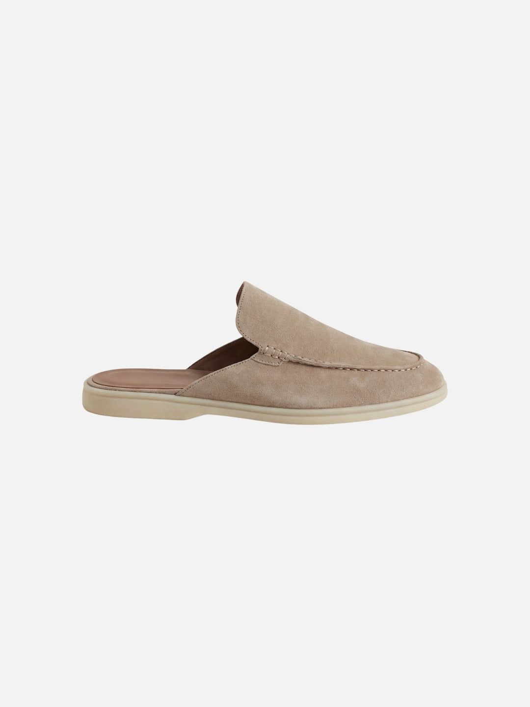Muhammad | Men's Slip-On Mules Open Heel Stitched Detail Casual
