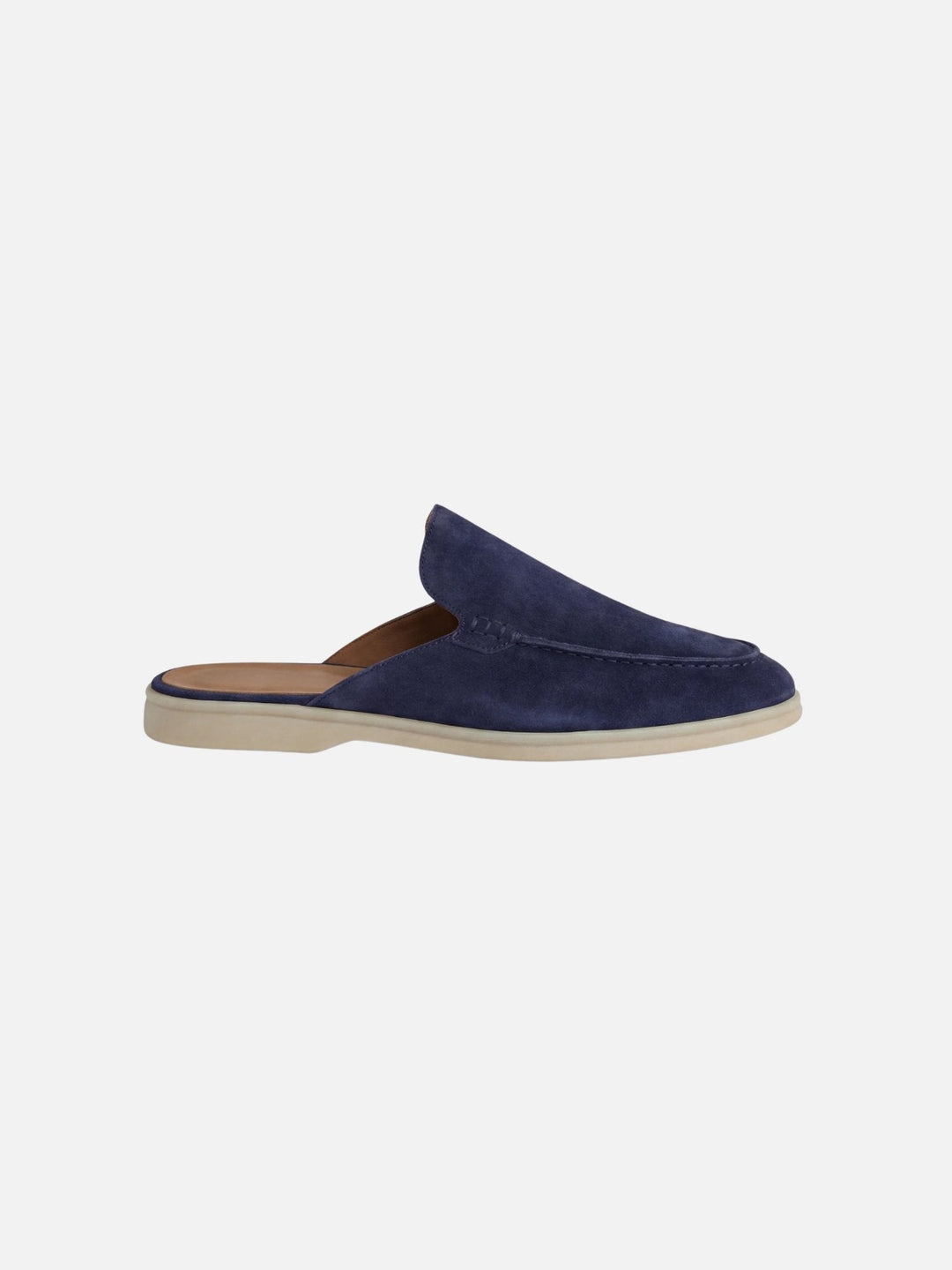 Muhammad | Men's Slip-On Mules Open Heel Stitched Detail Casual