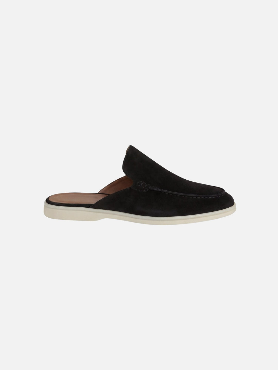Muhammad | Men's Slip-On Mules Open Heel Stitched Detail Casual
