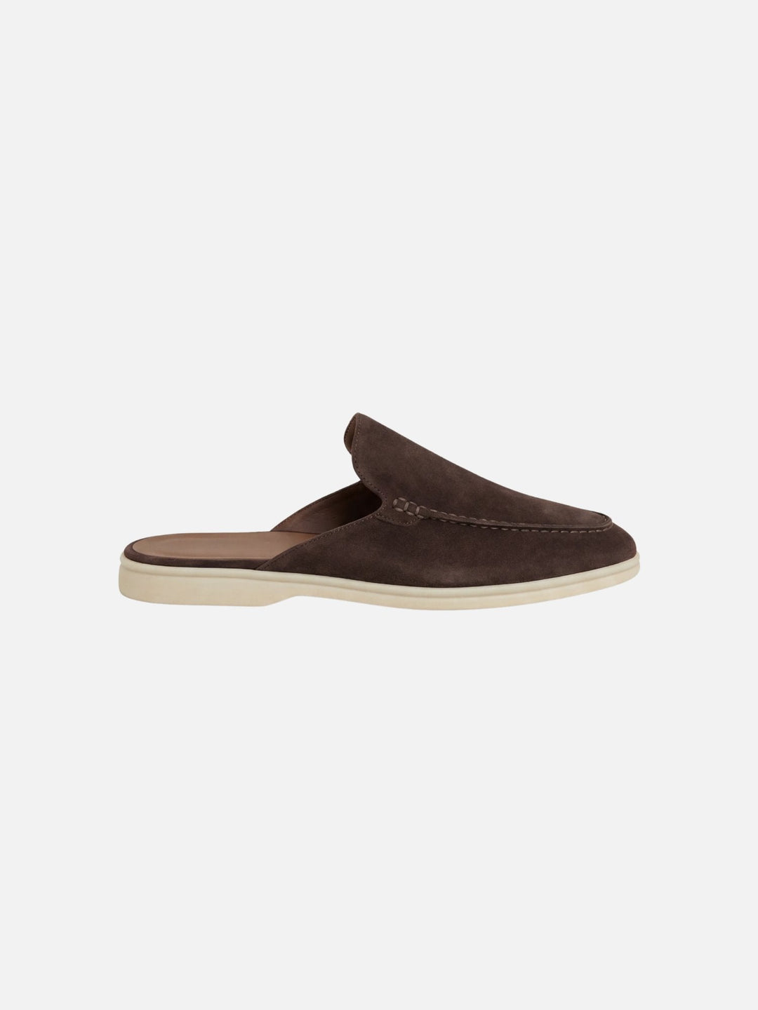 Muhammad | Men's Slip-On Mules Open Heel Stitched Detail Casual