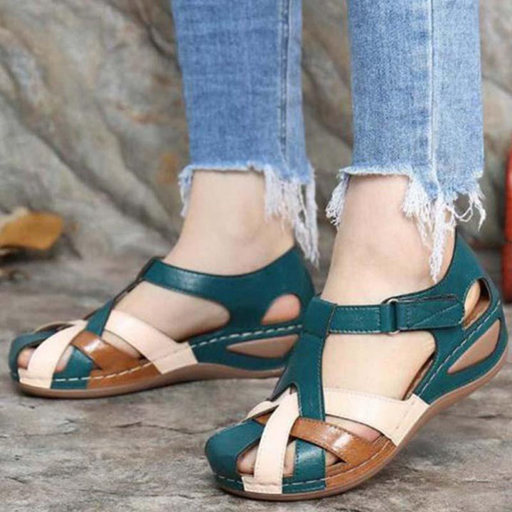 Harper | Women’s Spring Colorblock Closed Toe Sandals