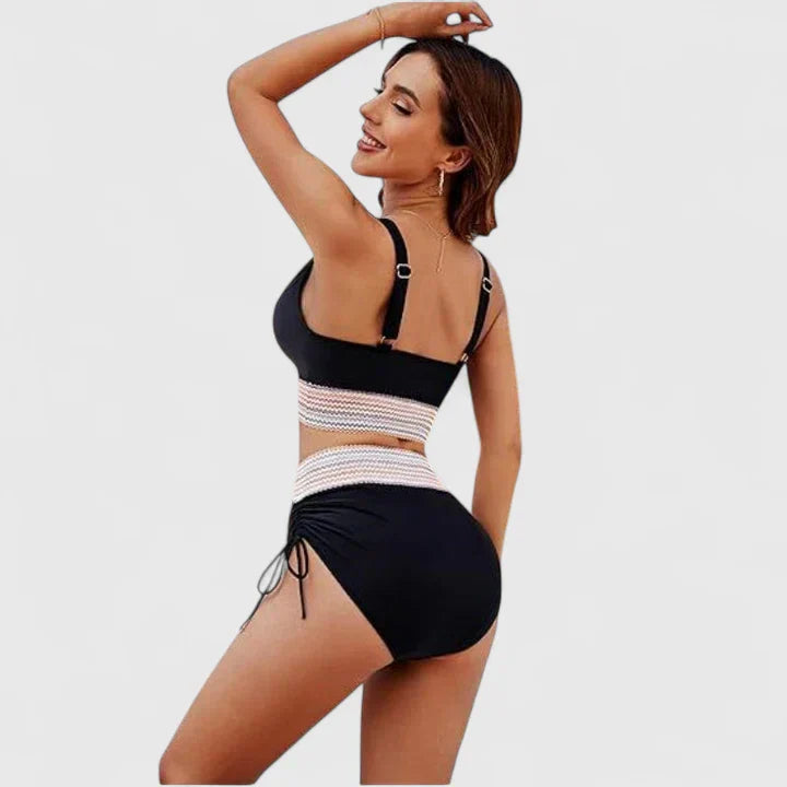 Lily | Women’s High-Waisted Bikini Swimsuit Set