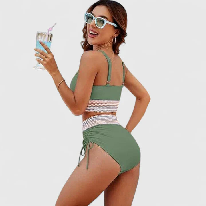 Lily | Women’s High-Waisted Bikini Swimsuit Set