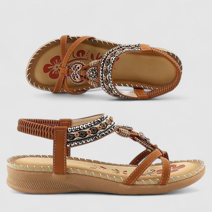 Kate | Womens Strappy Flat Open Toe Sandals
