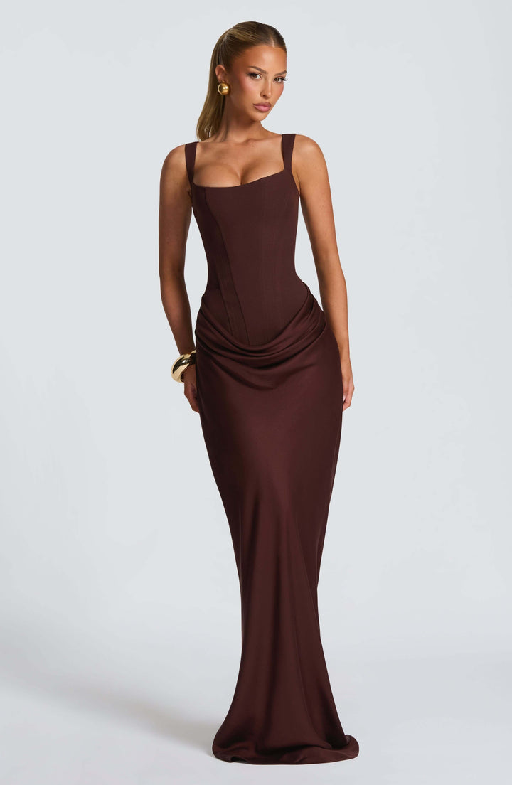 Jasmine | Women's Sleeveless Bodycon Maxi Wedding Guest Dress
