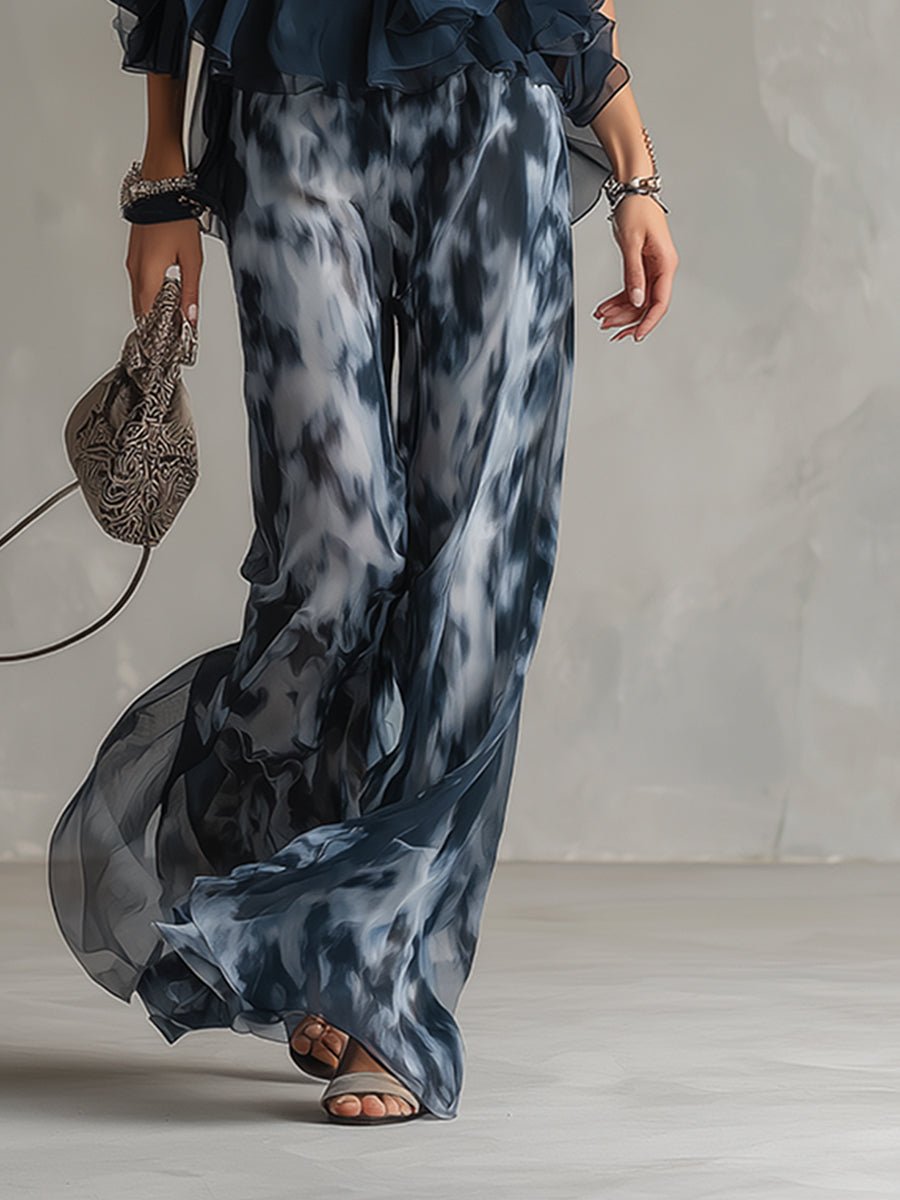 Scarlett | Women's Halter Neck Wide Leg Two Piece Coordinate Set
