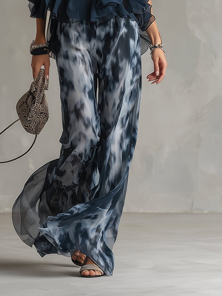 Scarlett | Women's Halter Neck Wide Leg Two Piece Coordinate Set