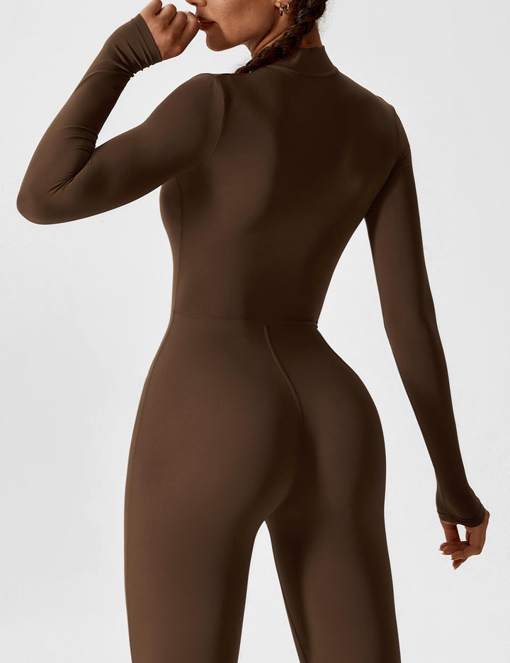 Julia | Women’s Spring Stretch Zip Up Jumpsuit