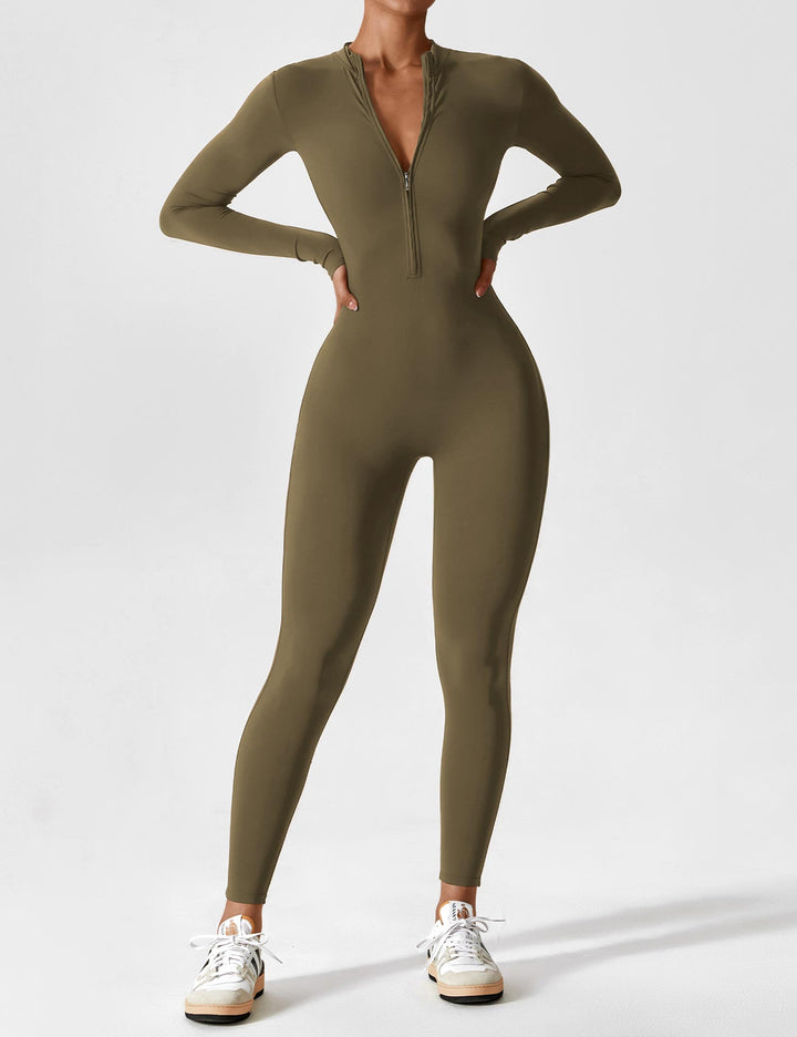 Lucy | Women’s Summer Long Sleeve Zip Set