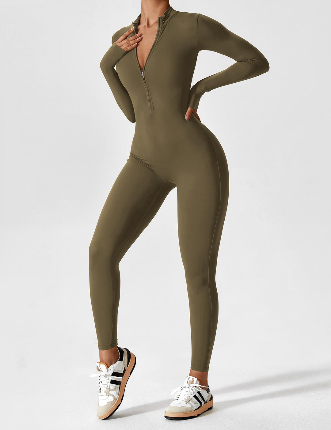 Lucy | Women’s Summer Long Sleeve Zip Set