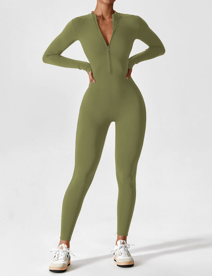 Lucy | Women’s Summer Long Sleeve Zip Set