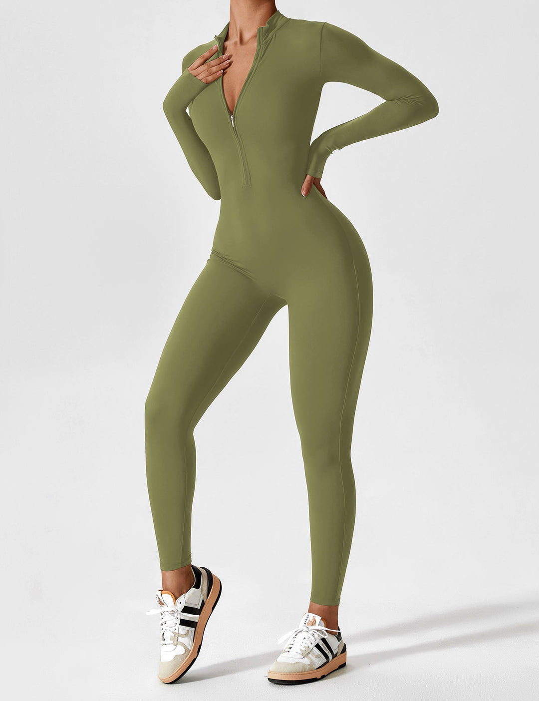 Lucy | Women’s Summer Long Sleeve Zip Set
